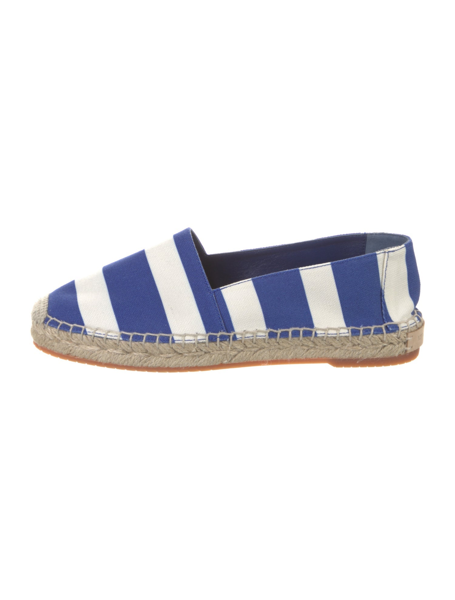 Manolo Blahnik Canvas Striped Espadrilles
